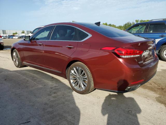 KMHGN4JE5FU066915 - 2015 HYUNDAI GENESIS 3.8L RED photo 2