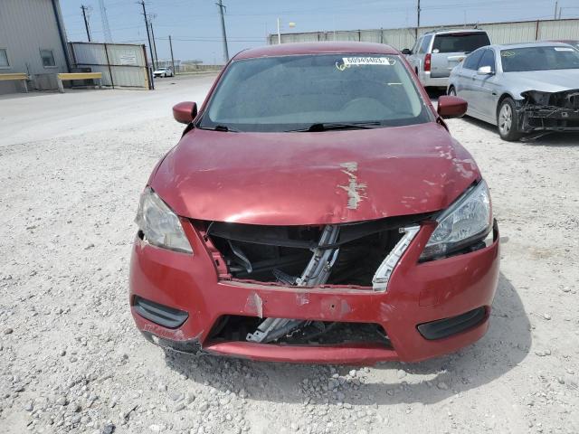 3N1AB7AP4EL644732 - 2014 NISSAN SENTRA S RED photo 5