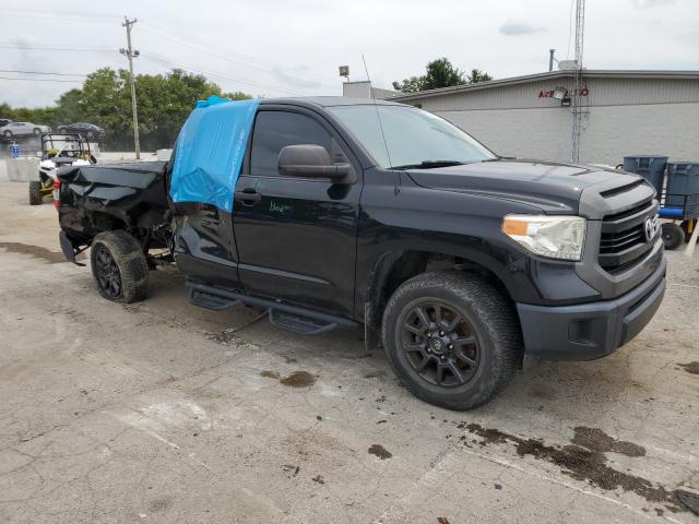 5TFUM5F13EX051204 - 2014 TOYOTA TUNDRA DOUBLE CAB SR/SR5 BLACK photo 4
