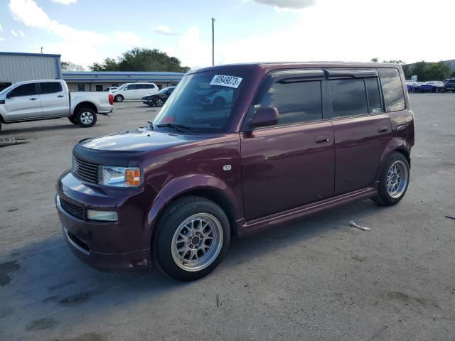 JTLKT324964035143 - 2006 TOYOTA SCION XB MAROON photo 1