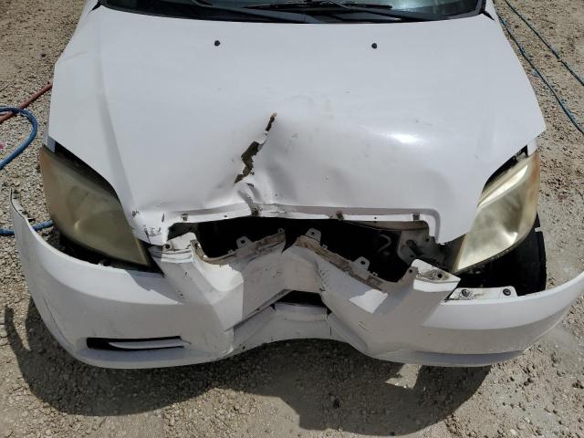 KL1TD5DE1AB085819 - 2010 CHEVROLET AVEO LS თეთრი ფოტო 11