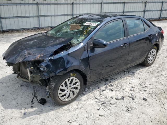 5YFBURHE6KP886870 - 2019 TOYOTA COROLLA L BLUE photo 1