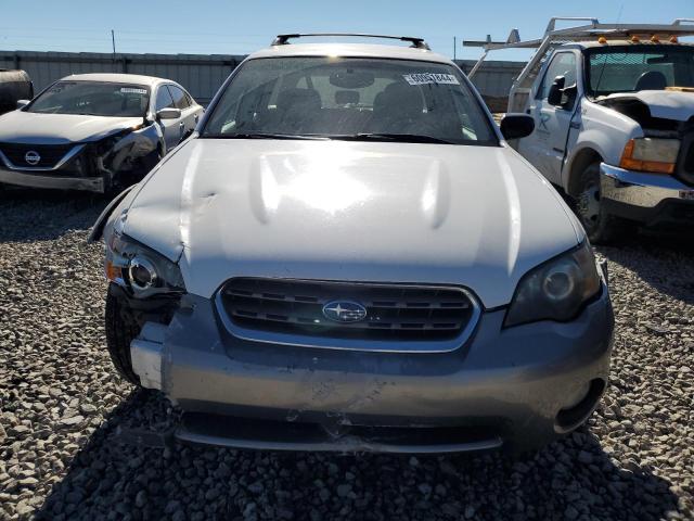 4S4BP61C757301827 - 2005 SUBARU LEGACY OUTBACK 2.5I WHITE photo 5