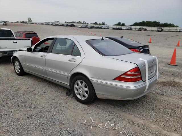 WDBNG70J41A146236 - 2001 MERCEDES-BENZ S 430 SILVER photo 2