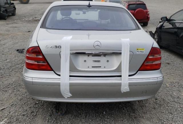 WDBNG70J41A146236 - 2001 MERCEDES-BENZ S 430 SILVER photo 6