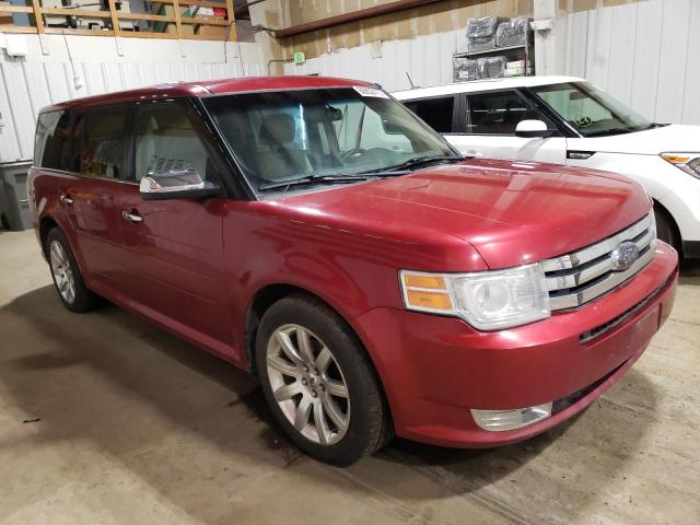 2FMEK63C29BB02173 - 2009 FORD FLEX LIMITED RED photo 4