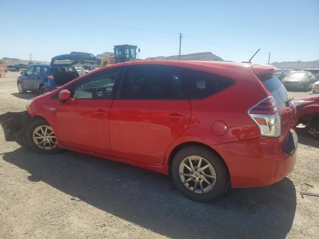 JTDZN3EU8HJ070261 - 2017 TOYOTA PRIUS V RED photo 2