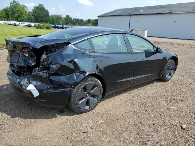 5YJ3E1EA5MF991399 - 2021 TESLA MODEL 3 BLACK photo 3