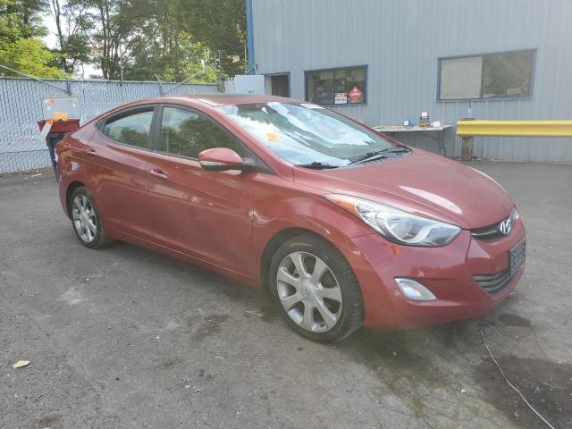 KMHDH4AE0BU100733 - 2011 HYUNDAI ELANTRA GLS RED photo 4