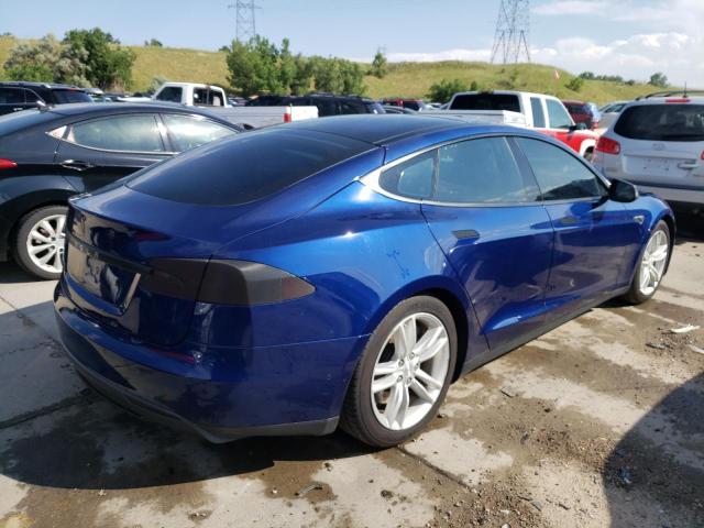 5YJSA1E26FF111927 - 2015 TESLA MODEL S Կապույտ լուսանկար 3