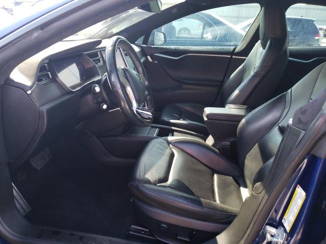 5YJSA1E26FF111927 - 2015 TESLA MODEL S Կապույտ լուսանկար 7