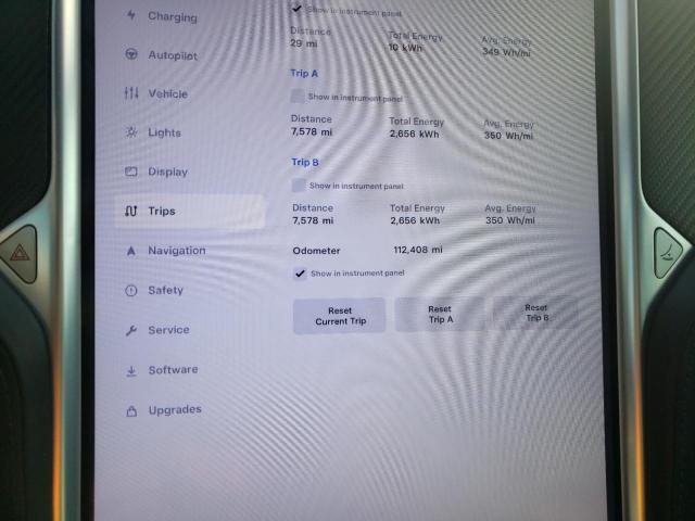 5YJSA1E26FF111927 - 2015 TESLA MODEL S Կապույտ լուսանկար 9