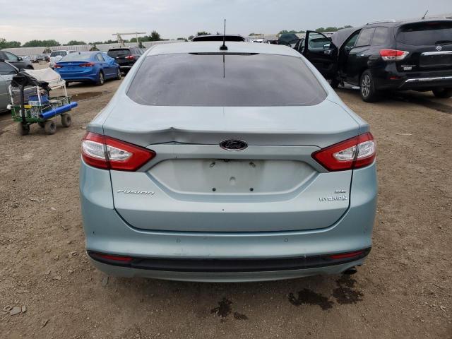 3FA6P0LU3DR229398 - 2013 FORD FUSION SE HYBRID GREEN photo 6