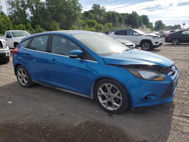 1FADP3N27EL380734 - 2014 FORD FOCUS TITANIUM BLUE photo 4