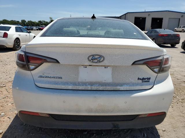 KMHE34L15GA022889 - 2016 HYUNDAI SONATA HYBRID WHITE photo 6