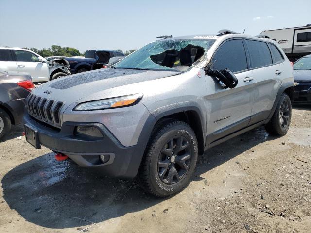 1C4PJMBS4FW786392 - 2015 JEEP CHEROKEE TRAILHAWK SILVER photo 1