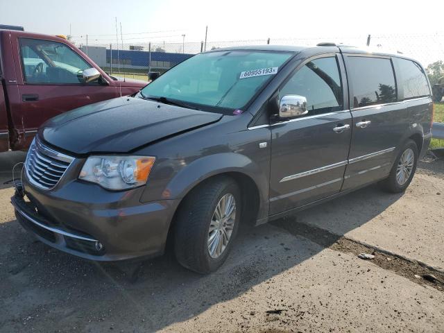 2C4RC1CG0ER243723 - 2014 CHRYSLER TOWN & COU TOURING L GRAY photo 1