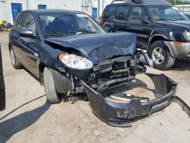 KMHCM3AC3AU156891 - 2010 HYUNDAI ACCENT BLUE  photo 1