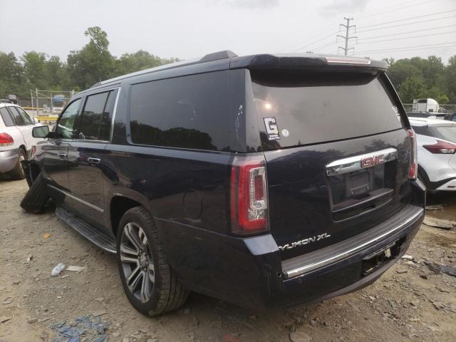 1GKS2HKJ3HR238363 - 2017 GMC YUKON XL DENALI BLUE photo 2