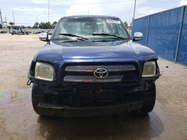 5TBRT341X4S453735 - 2004 TOYOTA TUNDRA ACCESS CAB SR5 BLUE photo 5