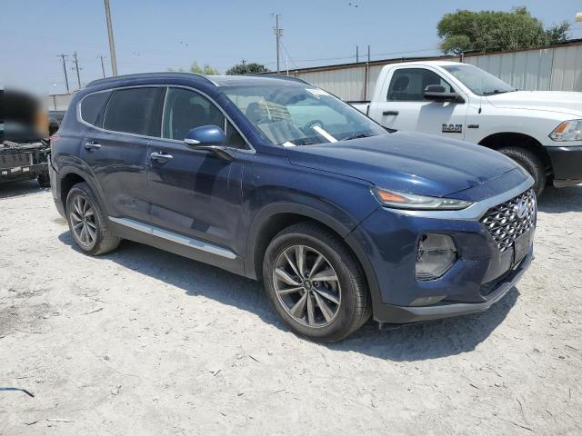 5NMS53AD5KH030983 - 2019 HYUNDAI SANTA FE LIMITED BLUE photo 4