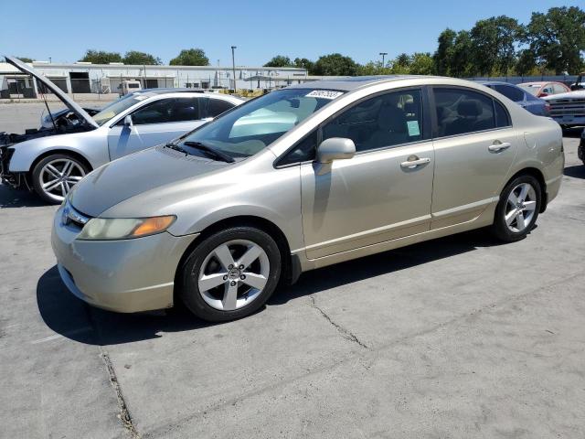 1HGFA16858L001313 - 2008 HONDA CIVIC EX GOLD photo 1