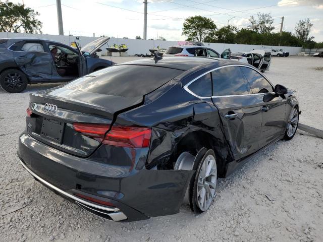 WAUABCF53NA018980 - 2022 AUDI A5 PREMIUM 40 GRAY photo 4