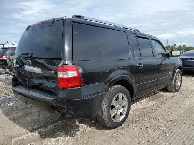 1FMFK19528LA35203 - 2008 FORD EXPEDITION EL LIMITED BLACK photo 3