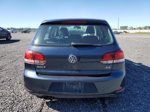 WVWCA7AJ2AW338332 - 2010 VOLKSWAGEN GOLF BLUE photo 6