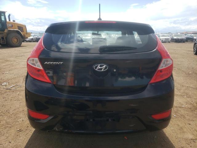 KMHCU5AE5CU015076 - 2012 HYUNDAI ACCENT GLS BLACK photo 6