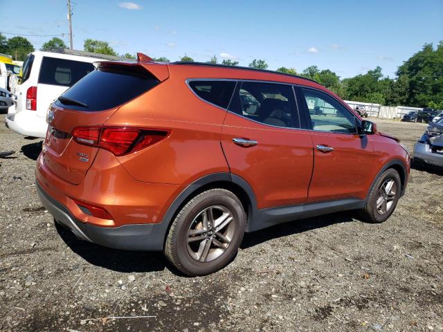 5XYZUDLB7HG380654 - 2017 HYUNDAI SANTA FE S ORANGE photo 3