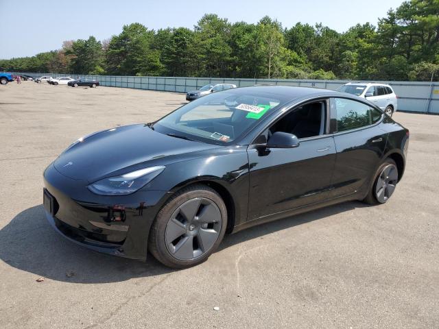 5YJ3E1EA5NF241177 - 2022 TESLA MODEL 3 BLACK photo 1