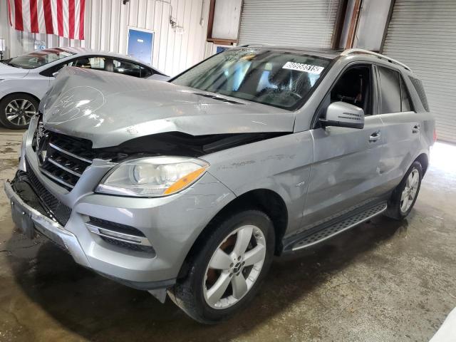 4JGDA5HB2CA070028 - 2012 MERCEDES-BENZ ML 350 4MATIC SILVER photo 1