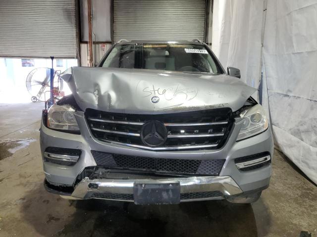 4JGDA5HB2CA070028 - 2012 MERCEDES-BENZ ML 350 4MATIC SILVER photo 5