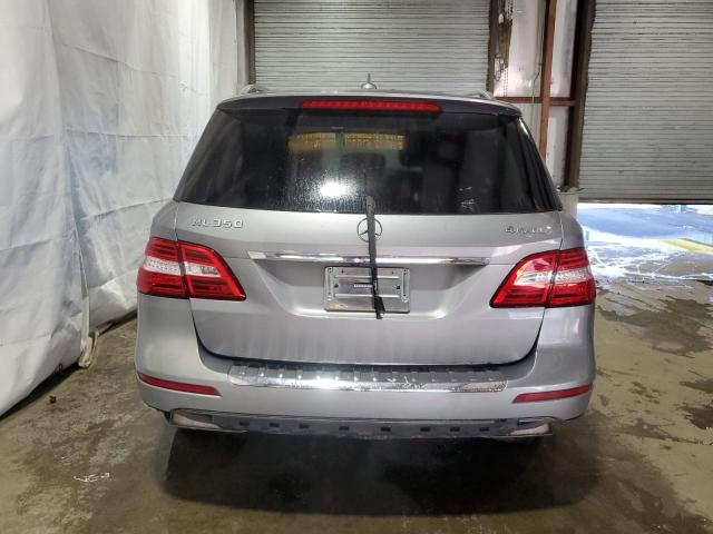 4JGDA5HB2CA070028 - 2012 MERCEDES-BENZ ML 350 4MATIC SILVER photo 6