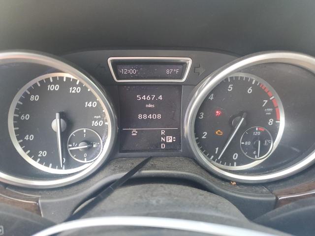 4JGDA5HB2CA070028 - 2012 MERCEDES-BENZ ML 350 4MATIC SILVER photo 9