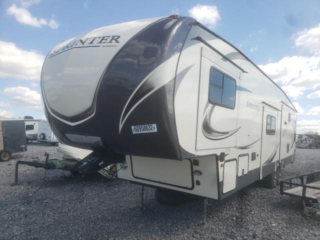 4YDF35725J1530527 - 2018 KEYSTONE SPRINTER WHITE photo 2