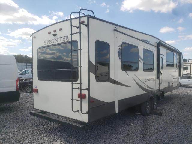 4YDF35725J1530527 - 2018 KEYSTONE SPRINTER WHITE photo 4