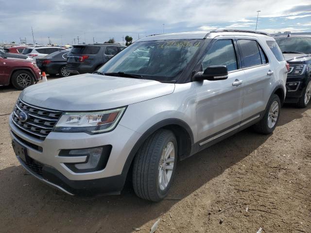 1FM5K7D89HGA88912 - 2017 FORD EXPLORER XLT SILVER photo 1