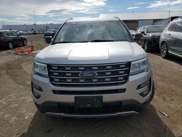 1FM5K7D89HGA88912 - 2017 FORD EXPLORER XLT SILVER photo 5