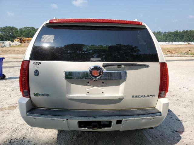 1GYS4EEJ8CR222758 - 2012 CADILLAC ESCALADE HYBRID WHITE photo 6