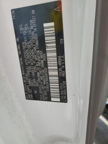 5TBRU34166S481502 - 2006 TOYOTA TUNDRA ACCESS CAB SR5 WHITE photo 12