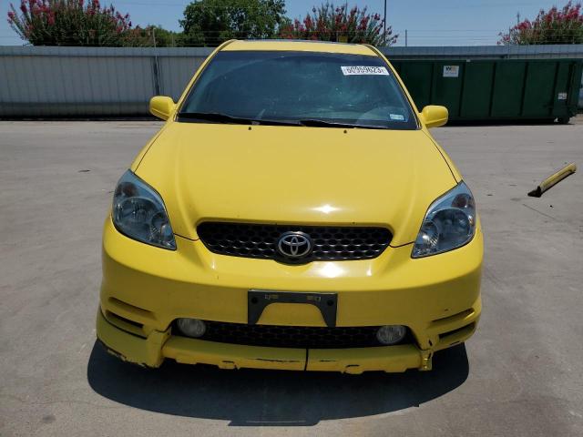 2T1KR32E54C310942 - 2004 TOYOTA COROLLA MA XR YELLOW photo 5