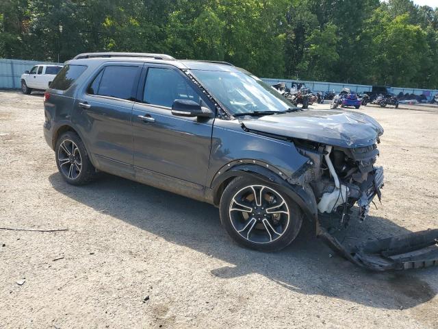 1FM5K8GT2FGC12733 - 2015 FORD EXPLORER SPORT GRAY photo 4