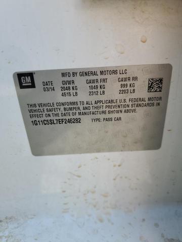 1G11C5SL7EF246282 - 2014 CHEVROLET MALIBU 1LT 白色 照片 13