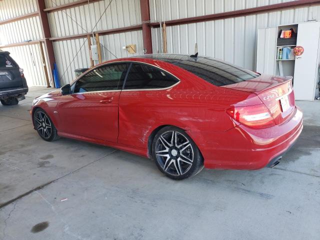 WDDGJ4HB7EG282151 - 2014 MERCEDES-BENZ C250 250 RED photo 2