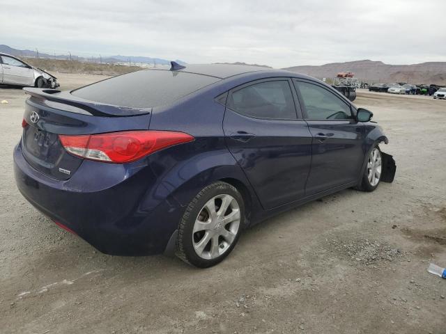 5NPDH4AE4DH216356 - 2013 HYUNDAI ELANTRA GLS BLUE photo 3