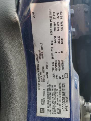 1GCDSCDE1A8101425 - 2010 CHEVROLET COLORADO LT BLUE photo 13