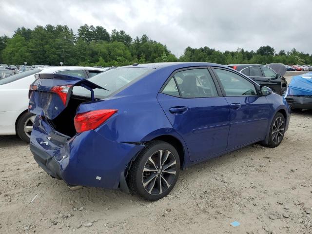 2T1BURHE8HC834875 - 2017 TOYOTA COROLLA L BLUE photo 3