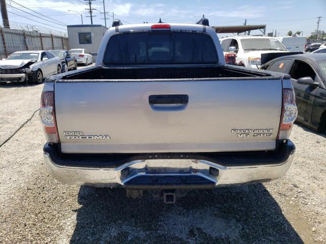 5TFJU4GN1FX079521 - 2015 TOYOTA TACOMA DOUBLE CAB PRERUNNER SILVER photo 6